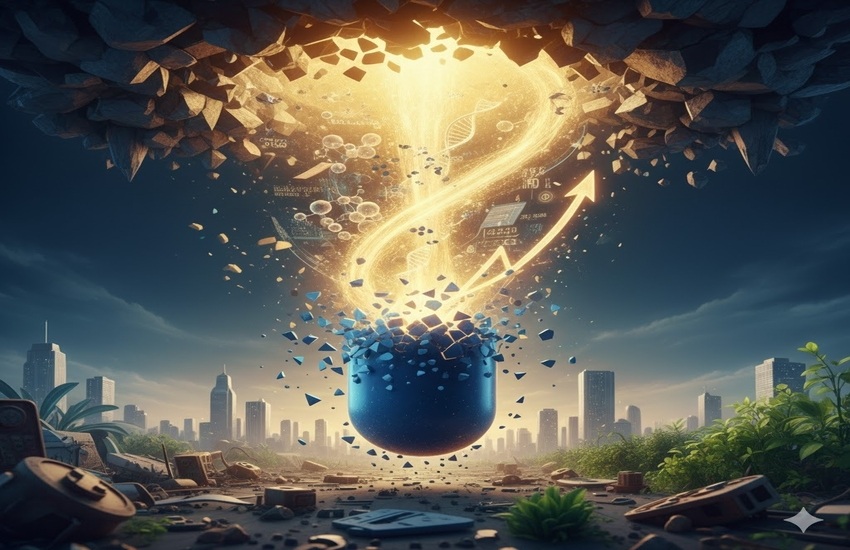 Cogent Biosciences Phase 3 cancer trial breakthrough concept showing biotech innovation and market growth.