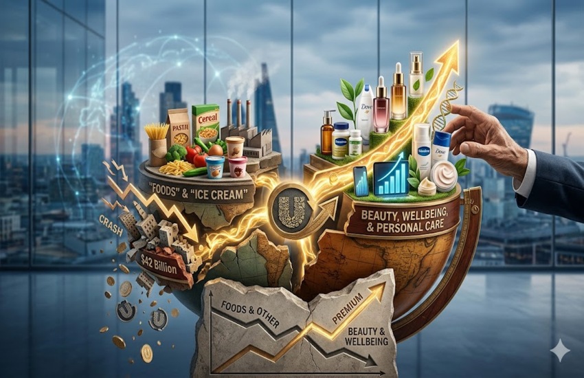 Unilever shifting from food to beauty and personal care as market value drops and growth focus changes